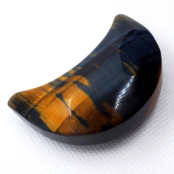 Tiger Eye Multi Colored Yellow, Dark Blue Beautiful Crystal Gemstone 61g - Picture 12 of 16